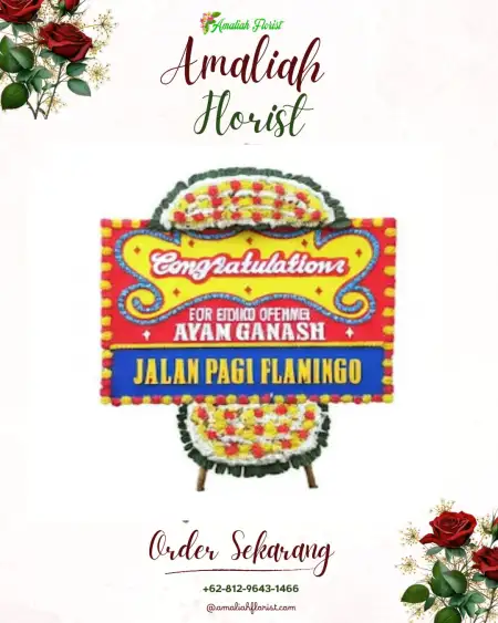 Sewa Papan Bunga Cihujan
